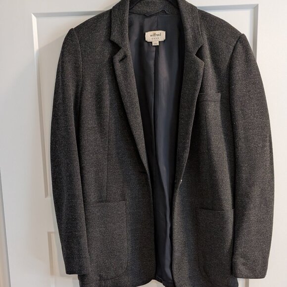 Wilfred Wool Blend Dark Grey Blazer - Picture 2 of 7